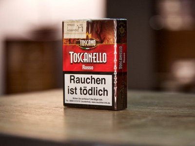 Cách hút xì gà Toscanello Rosso Caffe