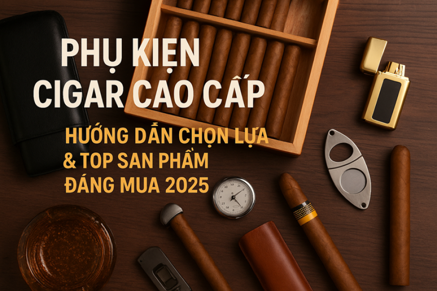 Phụ Kiện Cigar Cao Cấp – Hướng Dẫn Chọn Lựa & Top Sản Phẩm Đáng Mua 2025