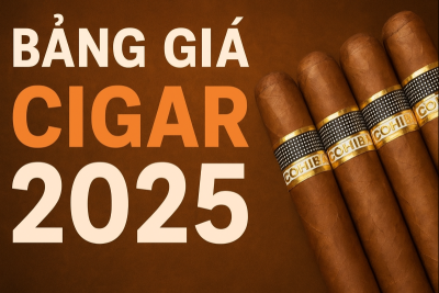 Bảng Giá Cigar 2025 Mới Nhất – Cập Nhật Thị Trường Xì Gà Cao Cấp