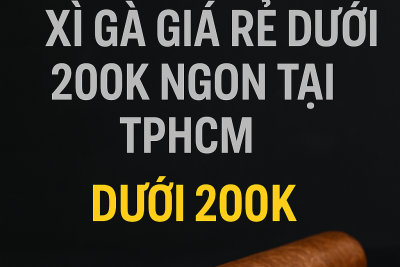 Xì Gà Giá Rẻ Dưới 200k Ngon Tại TPHCM – Gợi Ý Cho Người Mới Bắt Đầu