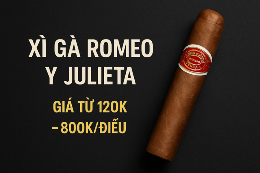 Giá Xì Gà Romeo y Julieta Bao Nhiêu? Bảng Giá Chi Tiết