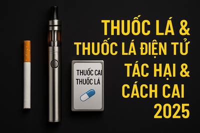 Thuốc Lá & Thuốc Lá Điện Tử 2025 – Tác Hại, Cách Bỏ Thuốc Lá & Giải Pháp Cai Hiệu Quả