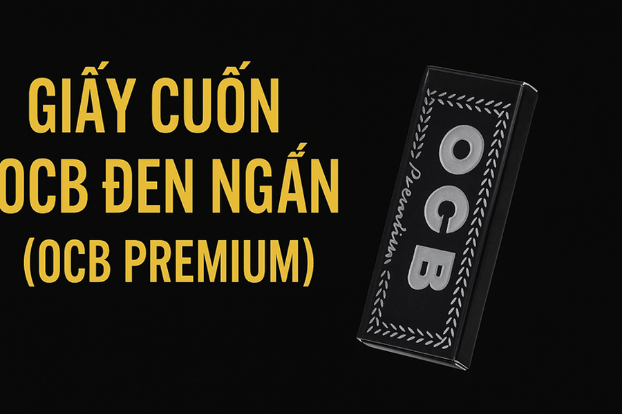 Giấy Cuốn OCB Đen Ngắn (OCB Premium)