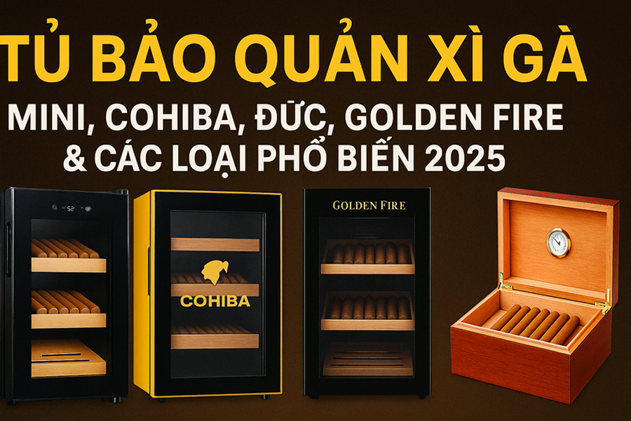 TỦ BẢO QUẢN XÌ GÀ: HƯỚNG DẪN TỪ A ĐẾN Z CHO NGƯỜI CHƠI CIGAR CHUYÊN NGHIỆP