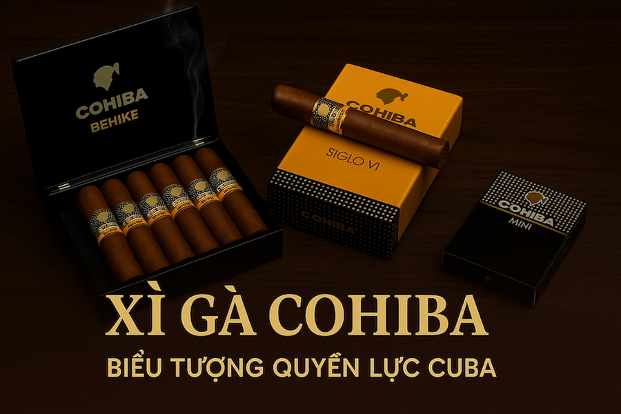 XÌ GÀ COHIBA – BIỂU TƯỢNG XA HOA CỦA CUBA VÀ GIỚI QUÝ ÔNG