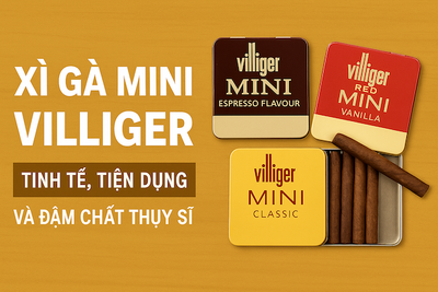 Bảng Giá Xì Gà Mini Villiger Mới Nhất 2025: Mua Villiger Red Mini Vanilla & Espresso Flavour Ở Hà Nội