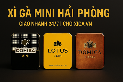 XÌ GÀ MINI HẢI PHÒNG: Giá & Địa Chỉ Mua Cohiba Short, Montecristo Giao Hàng 24/7