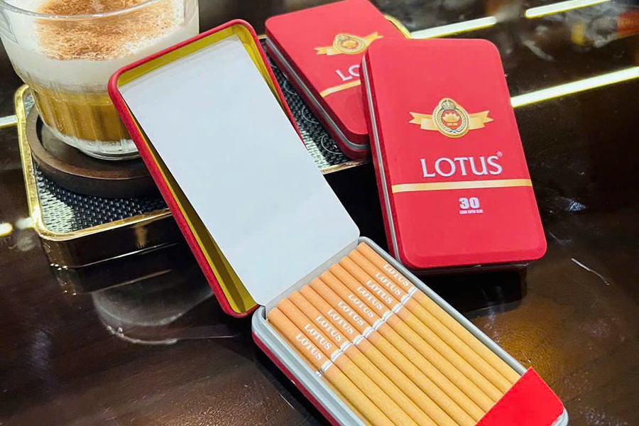CIGAR LOTUS SUPER SLIM 30 ĐIẾU: Đánh Giá, Giá Bán & Trải Nghiệm Hương Vị Mới Nhất