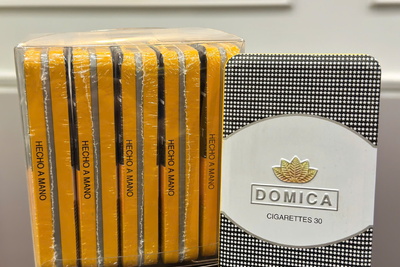 CIGARETTES DOMICA HỘP THIẾC GIÁ BÁN [CHÍNH HÃNG 2025]: 150K/Gói & Cảnh Báo Hàng Giả