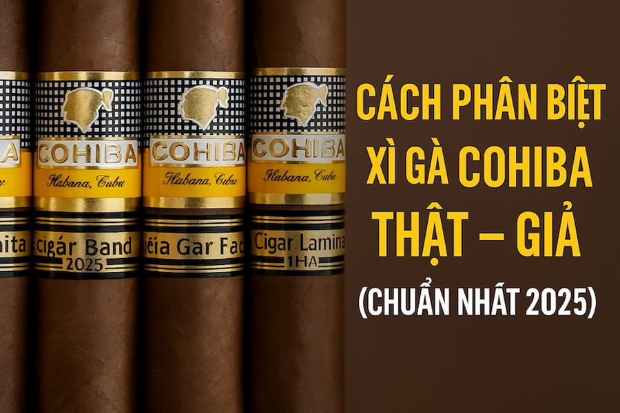 Cách Phân Biệt Xì Gà Cohiba Thật - Giả: 5 Dấu Hiệu Nhận Biết Chính Xác 100%