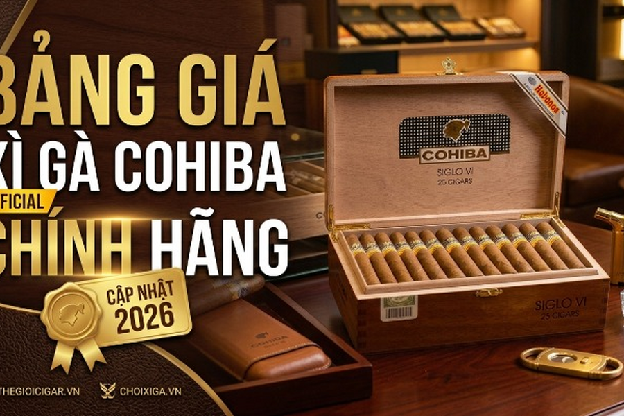Giá Xì Gà Cohiba Chính Hãng Mới Nhất 2026 – Mua Ở Đâu Uy Tín?