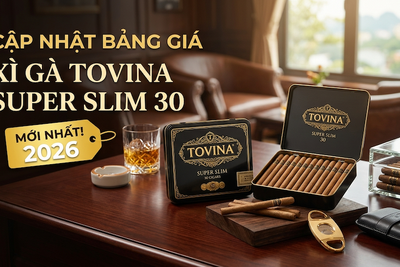 Bảng Giá Xì Gà Tovina Super Slim 30 Điếu Mới Nhất