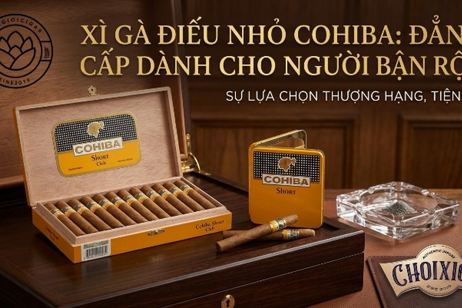 Xì Gà Điếu Nhỏ Cohiba Chính Hãng | Giá Tốt Nhất Tại Hà Nội