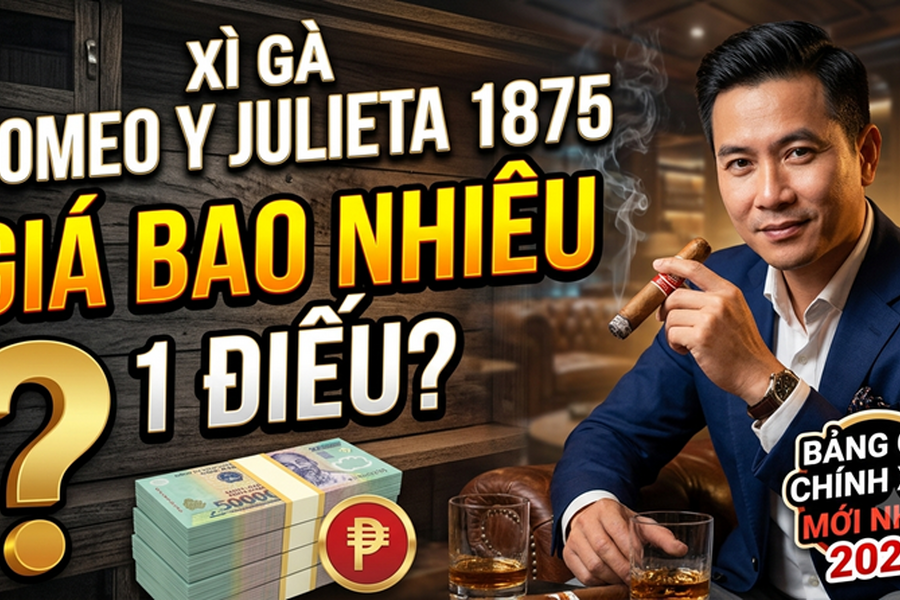 Xì Gà Romeo Y Julieta 1875 Giá Bao Nhiêu? Bảng Giá Mới Nhất 2026