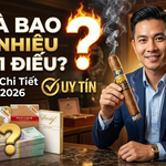 Xì Gà Khác Gì Thuốc Lá? Giá Bao Nhiêu Tiền Một Điếu Mới Nhất 2026