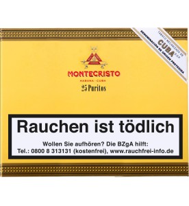 Xì Gà Montecristo Puritos - Hộp 25 điếu