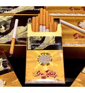 Thuốc Lá Trầm Hương Sen Trắng