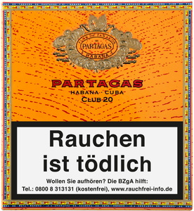 Xì Gà Partagas Club - Bao 20 điếu
