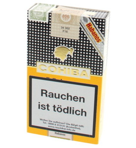 Cigar Cohiba Robustos Tubos – Hộp 3 điếu