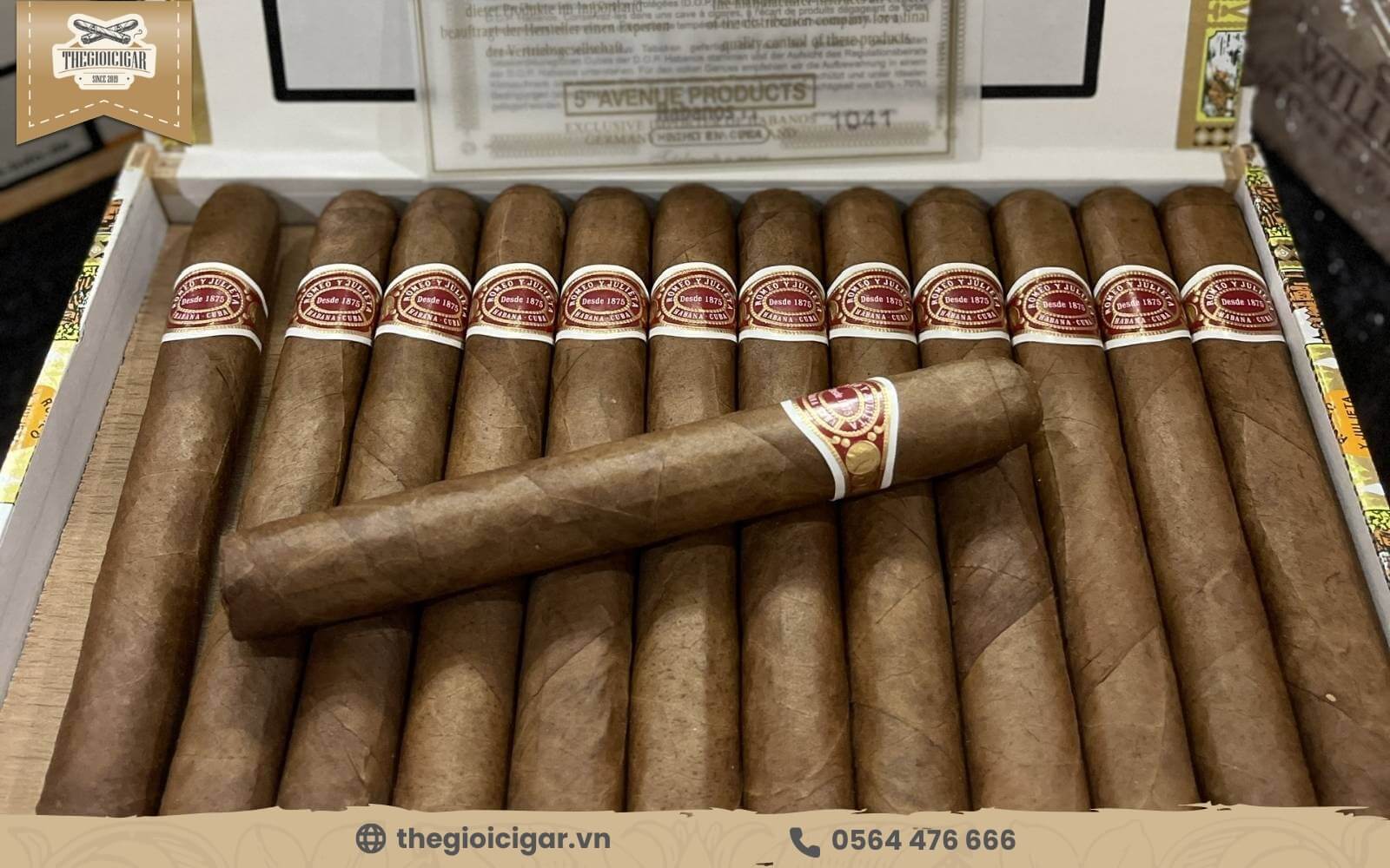 Xì gà Romeo y Julieta Mille Fleurs có mức giá hợp lý