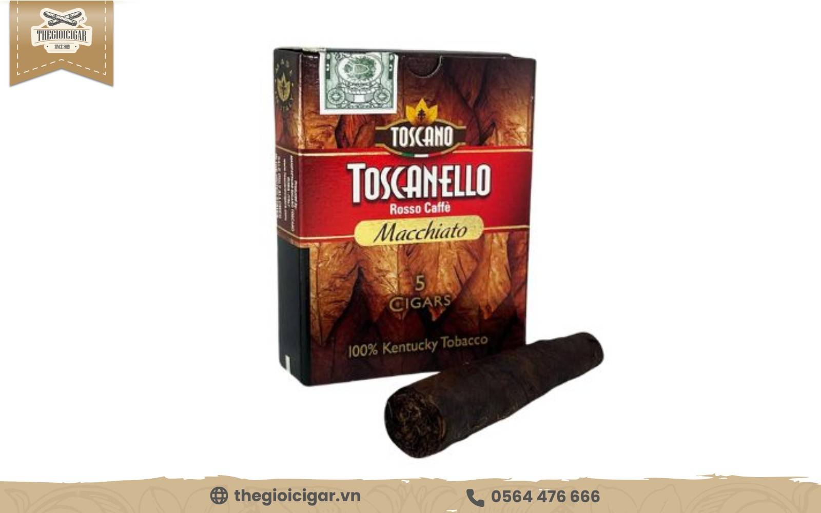 Cigar Ý Toscanello Rosso Macchiato có hương thơm làm say mê lòng người