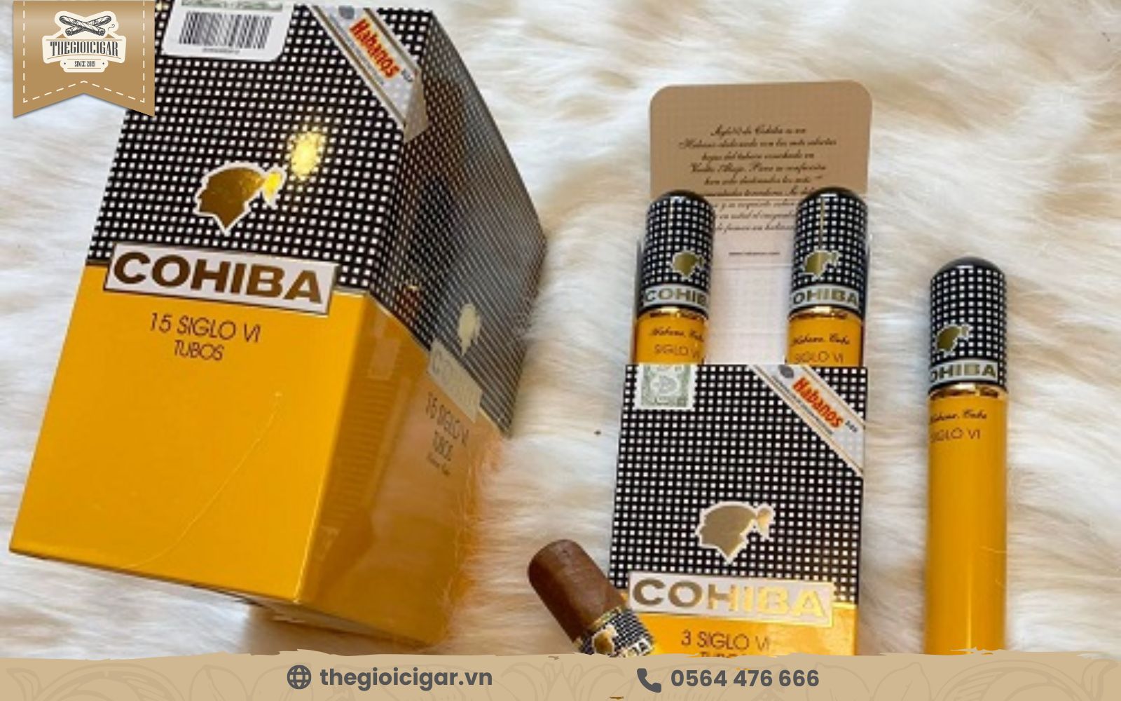 hương thơm của Xì gà Cohiba Siglo 6 VI Tubos 3 điếu