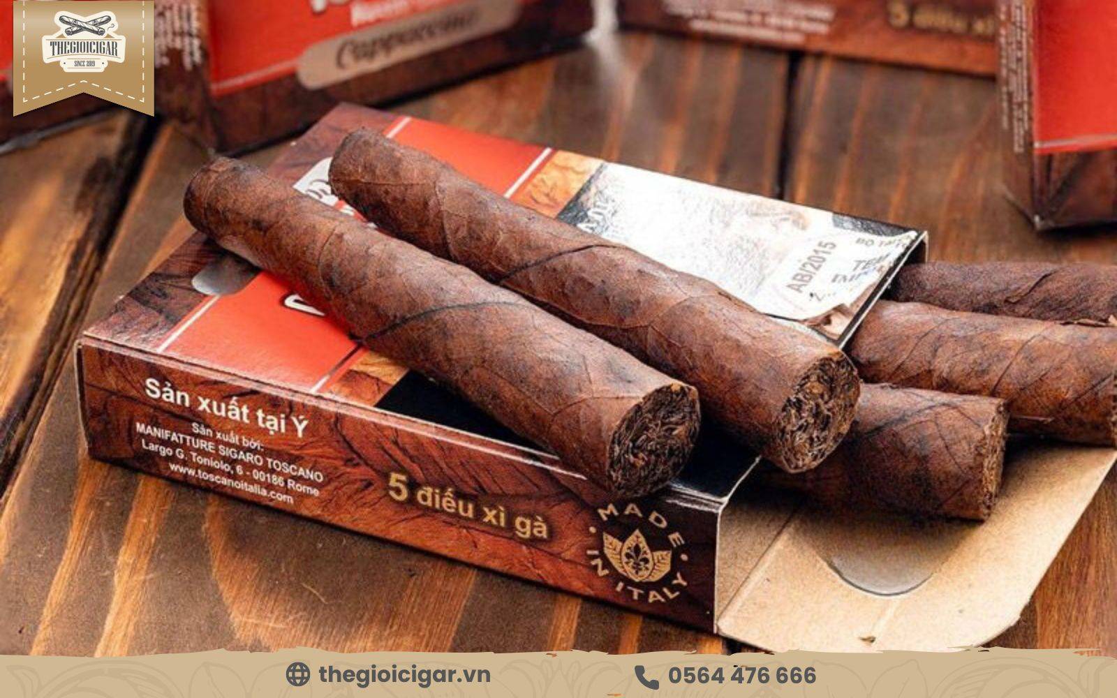 Cigar HCM Toscanello là thương hiệu xì gà nổi tiếng của nước Ý