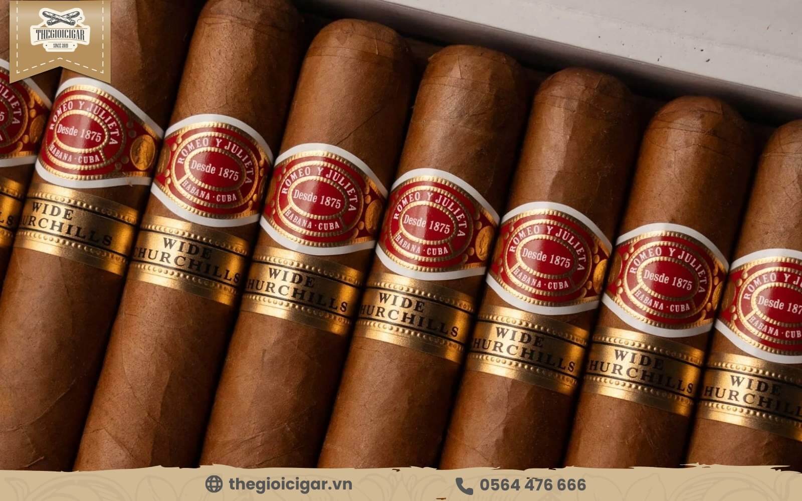 Romeo y Julieta Wide Churchills mang hương vị Cuba truyền thống