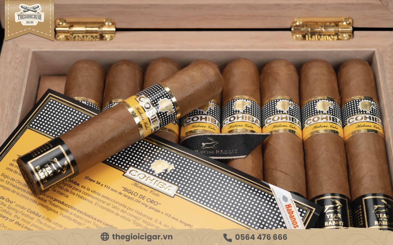 Đặt mùa Cohiba xì gà giá tốt chính hãng tại Thế Giới Cigar