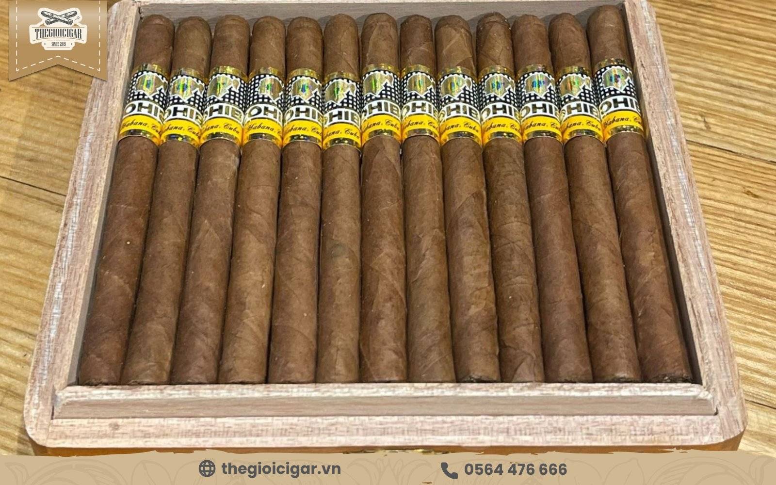 Xì gà Cohiba Panetelas mang hương vị nhẹ nhàng, thanh lịch hiếm có