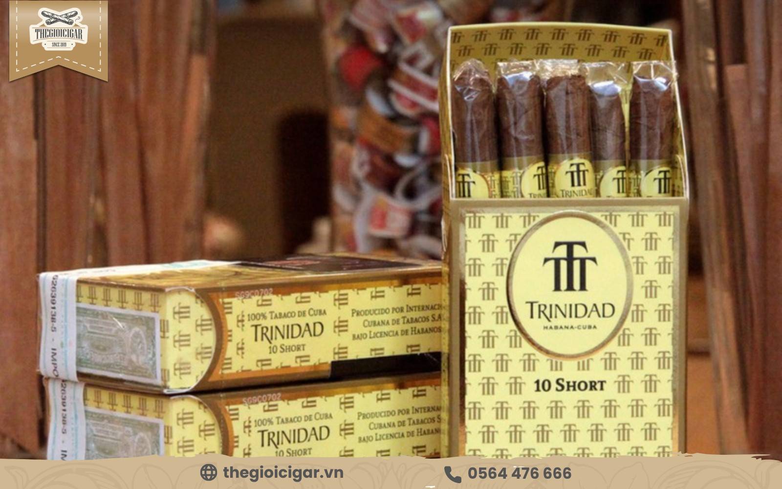 Cigar mini giá rẻ Trinidad Short mang hương vị đậm đà