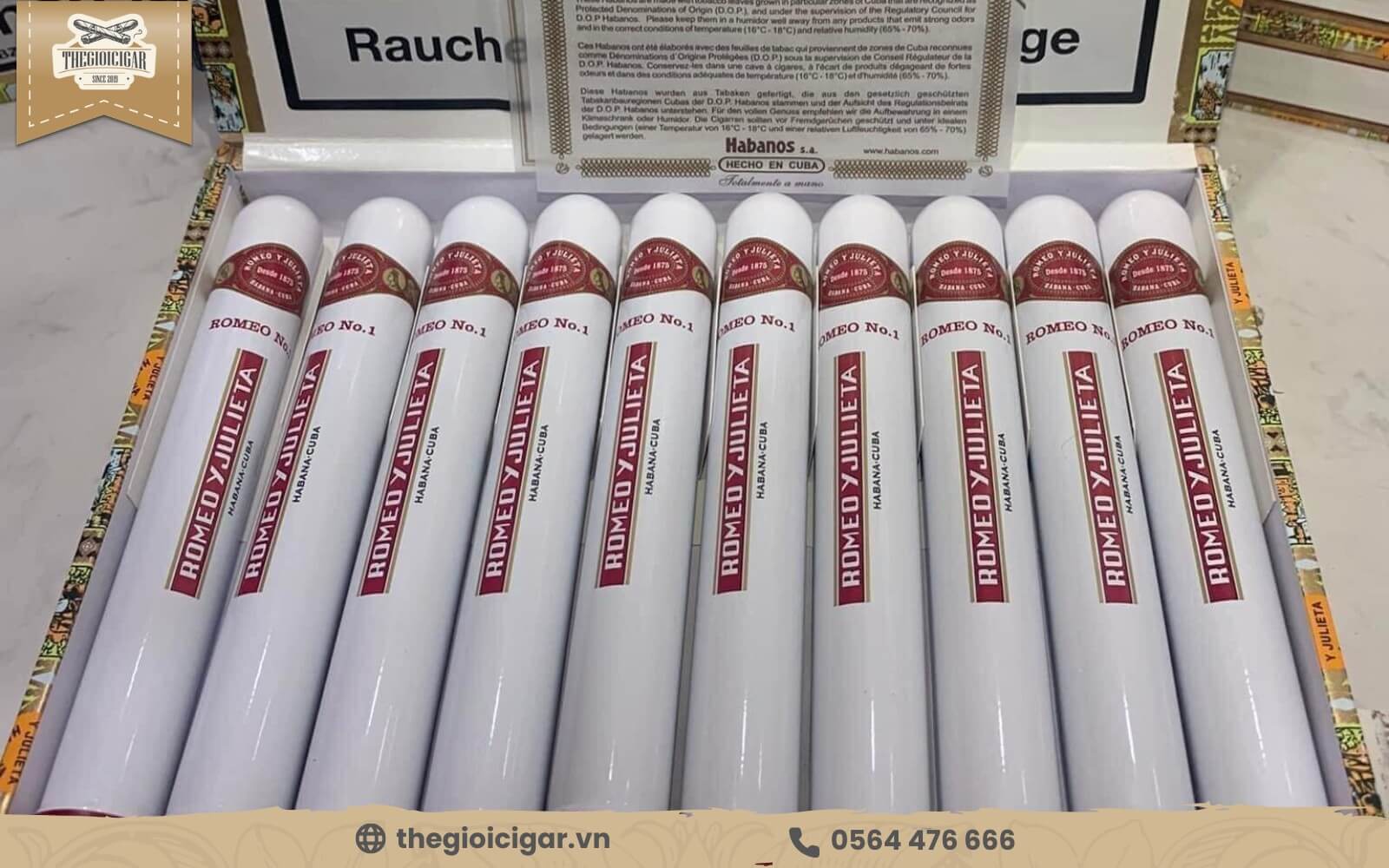 Romeo y Julieta Romeo No 1 có độ nặng khá cao