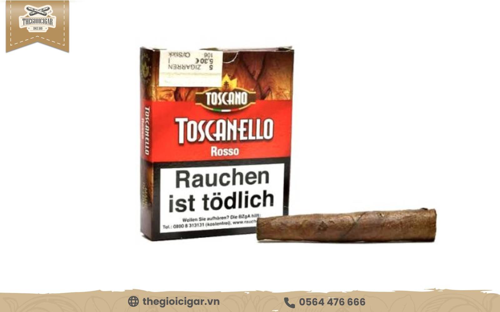 Cigar Toscanello giá tốt hương thơm hấp dẫn không thể chối từ