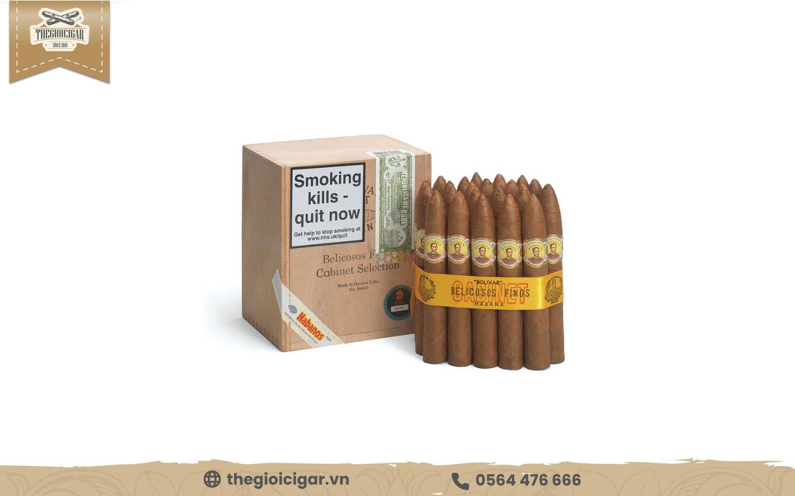 Cigar Belicosos Finos được cho là hương vị phức tạp nhất trong các dòng xì gà Bolivar