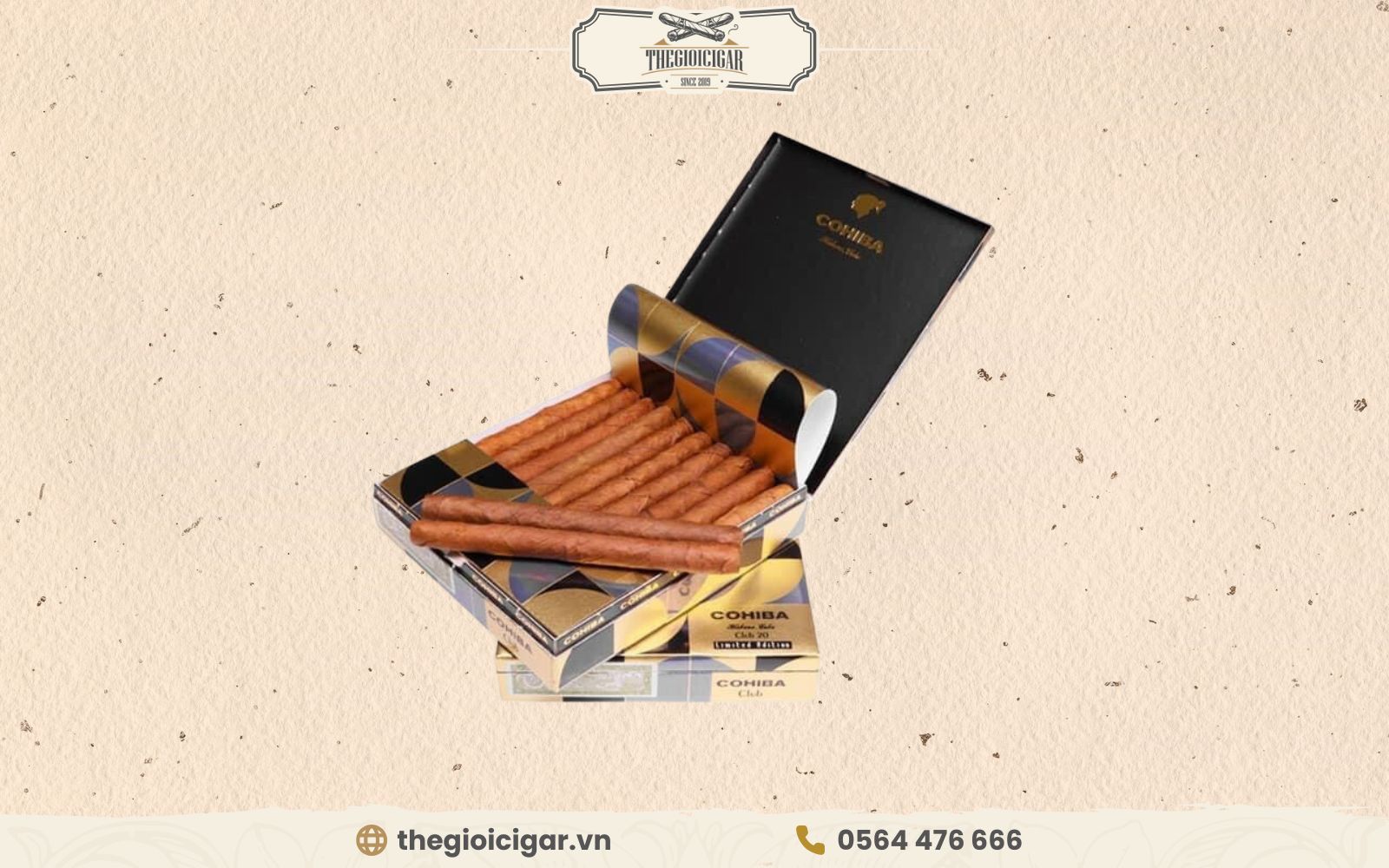 Hộp xì gà Cohiba Club 20 điếu với trải nghiệm hút đậm đà