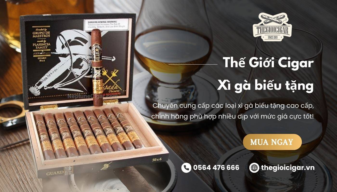 Mua xì gà biếu tặng giá tốt, chính hãng tại Thế Giới Cigar