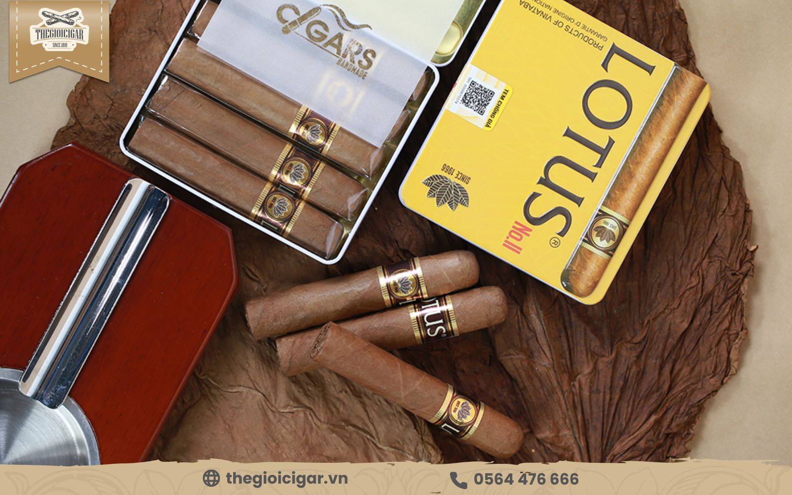 Cigar Lotus Vinataba No2 mang hương vị cực lôi cuốn