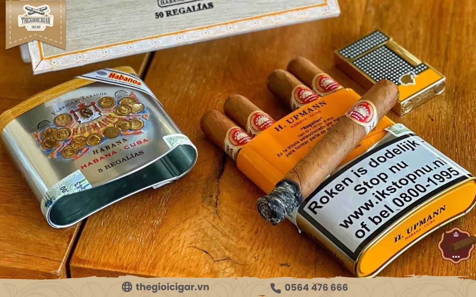 Cigar H. Upmann chính hãng, đẳng cấp nổi tiếng trong giới xì gà 