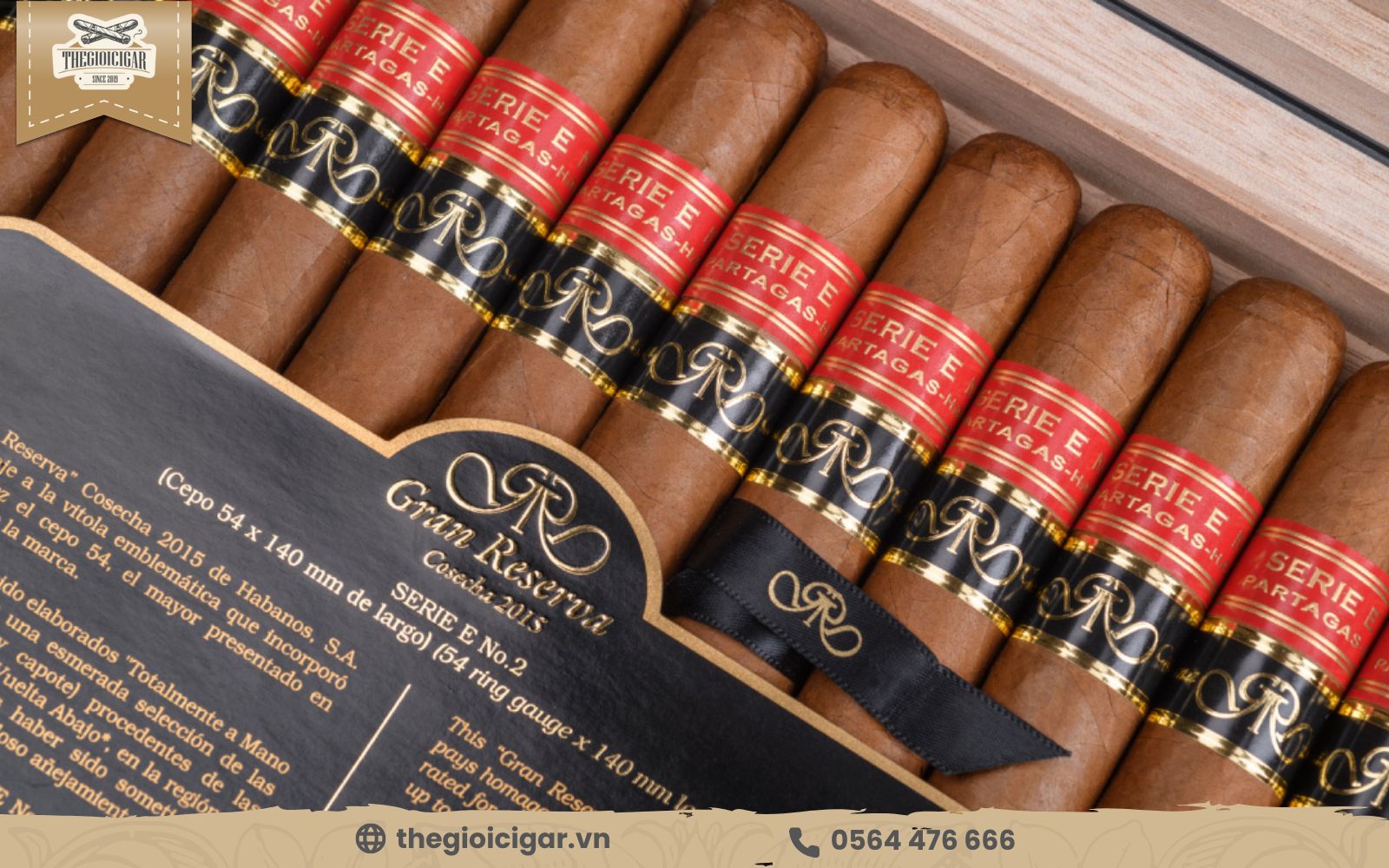 Thương hiệu xì gà Partagas nổi tiếng dành cho giới quý tộc