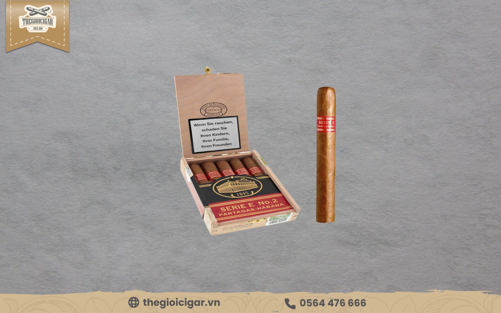  Partagas P No.2 được làm từ thuốc lá cao cấp