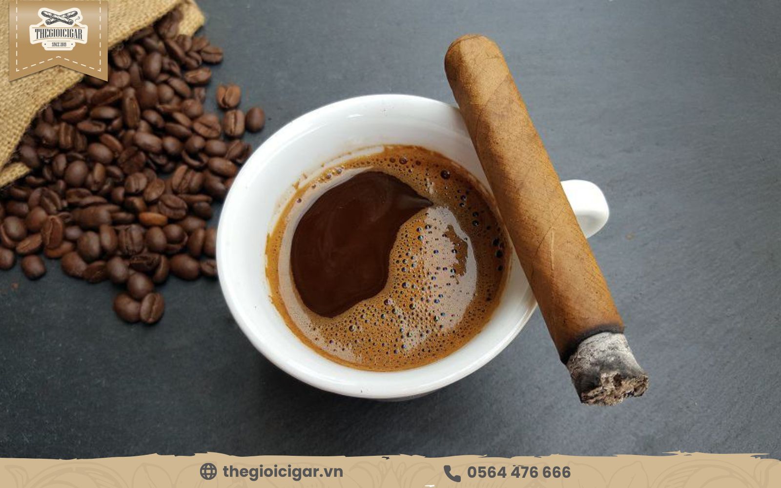 Một số đặc điểm chính của cigar hương vị Coffee