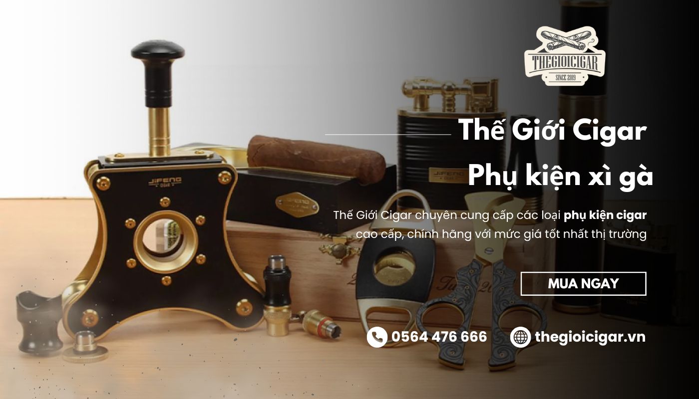 Mua các phụ kiện bảo quản xì gà hút dở chất lượng, giá tốt tại Thế Giới Cigar