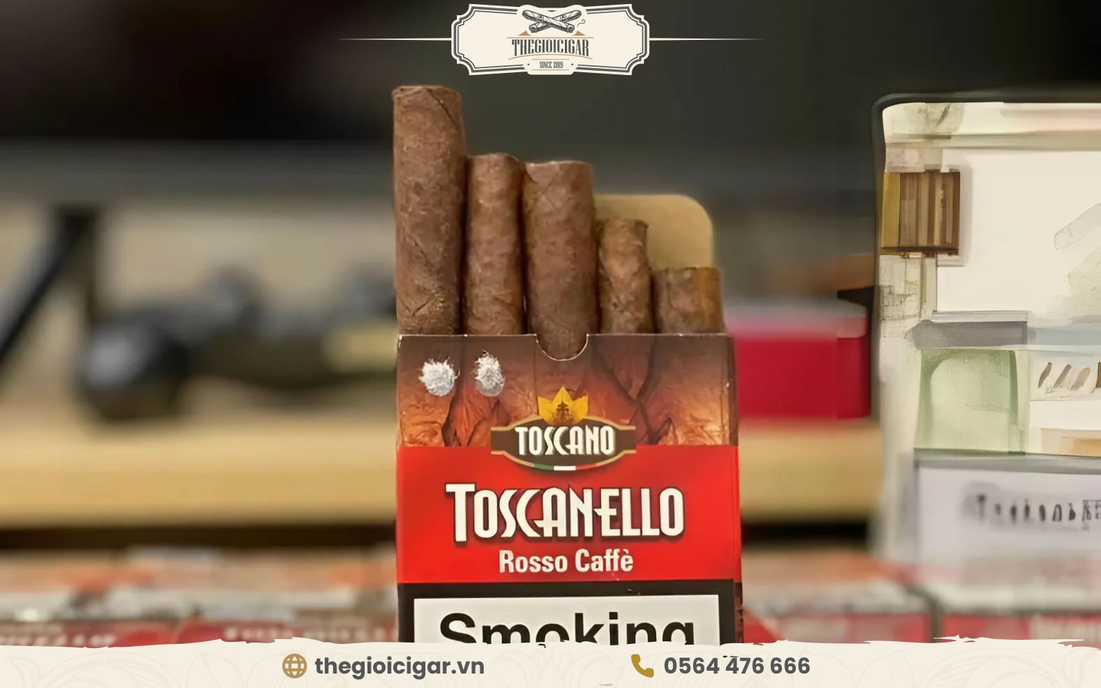 Toscanello Rosso Caffè phù hợp làm quà tặng cigar tuổi trung niên Toscanello Rosso Caffè phù hợp làm quà tặng cigar tuổi trung niên