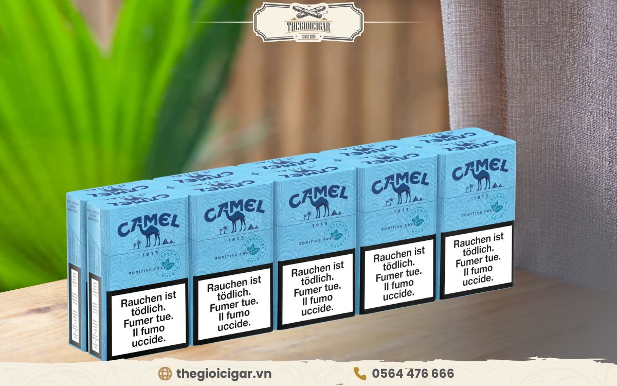 Thuốc lá Camel Essential Blue điếu nhỏ, khói êm và ít bị gắt cổ Thuốc lá Camel Essential Blue điếu nhỏ, khói êm và ít bị gắt cổ