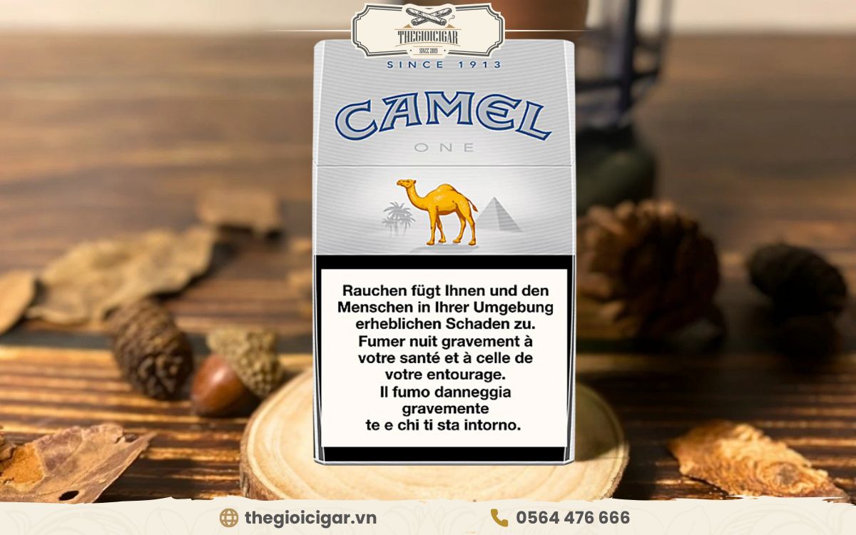 Tobacco bấm điếu lớn Camel One có hàm lượng nicotine thấp từ 0.1 – 0.3mg/điếu Tobacco bấm điếu lớn Camel One có hàm lượng nicotine thấp từ 0.1 – 0.3mg/điếu