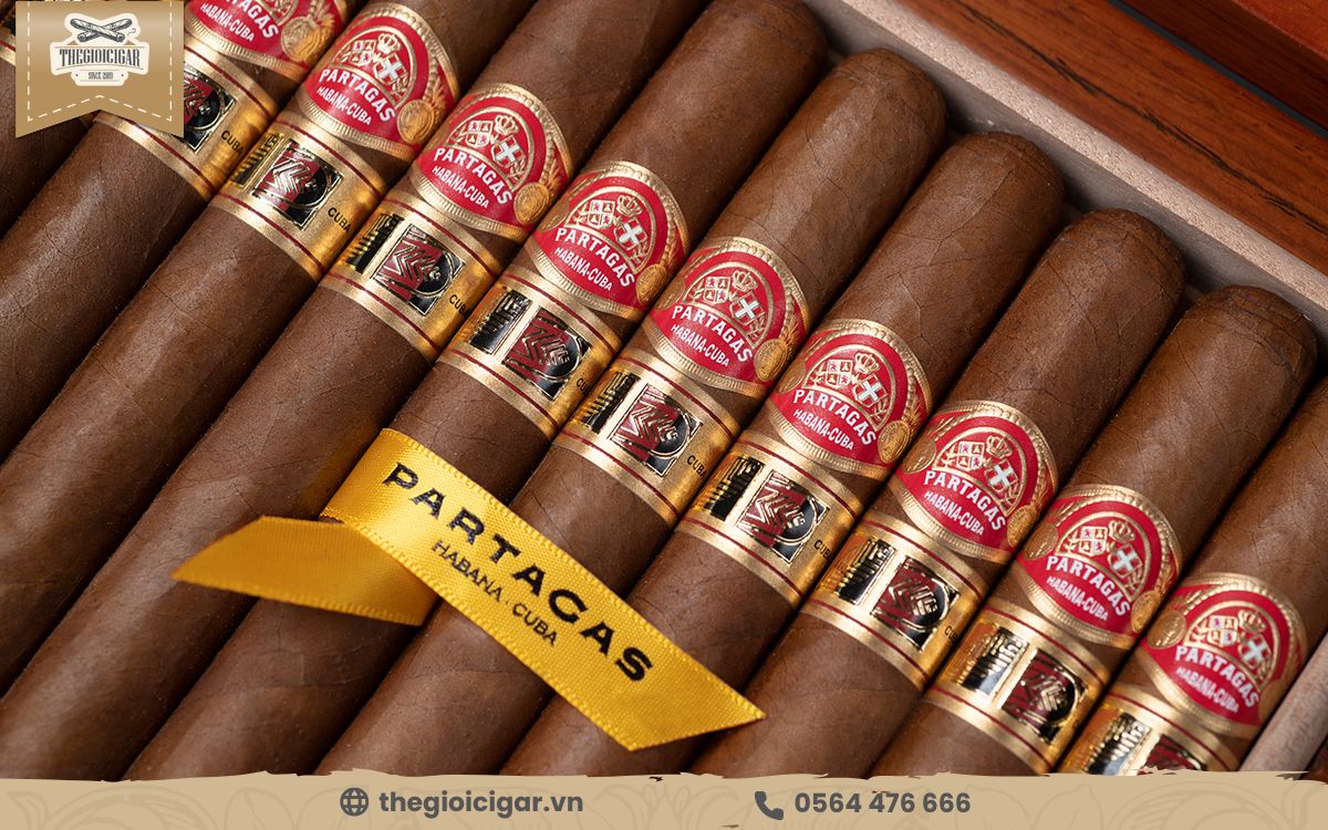 Hãng cigar Partagas nổi bật với vị tiêu cay nồng pha chút ngọt ngào Partagas ngon đậm vị ấn tượng