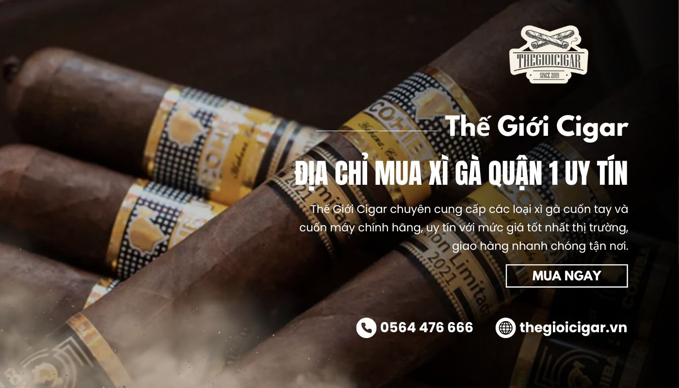 Thế Giới Cigar là nơi mua xì gà quận 1 TPHCM
