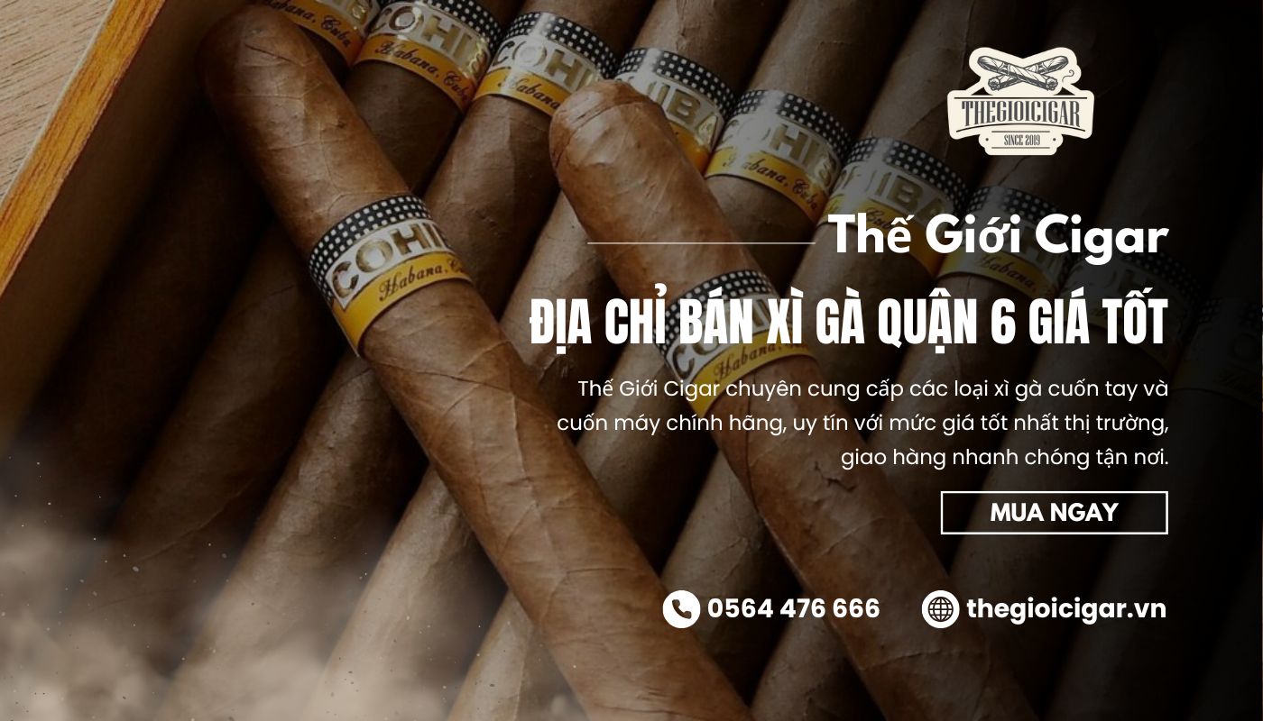 Thế Giới Cigar - Cửa hàng cung cấp xì gà tại quận 6 nhanh chóng