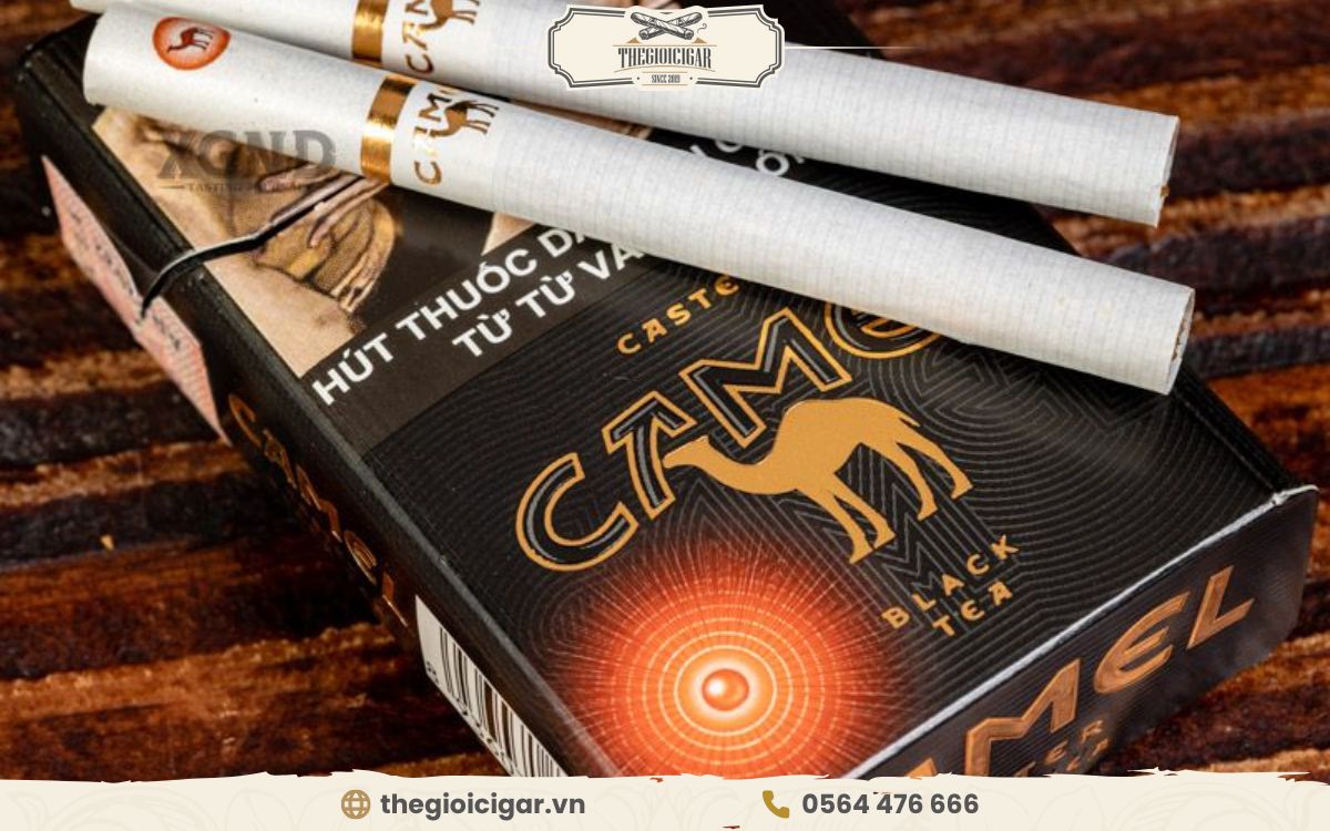 Thuốc lá điếu lớn Camel Black Tea cho thời gian hút lâu hơn Thuốc lá điếu lớn Camel Black Tea cho thời gian hút lâu hơn