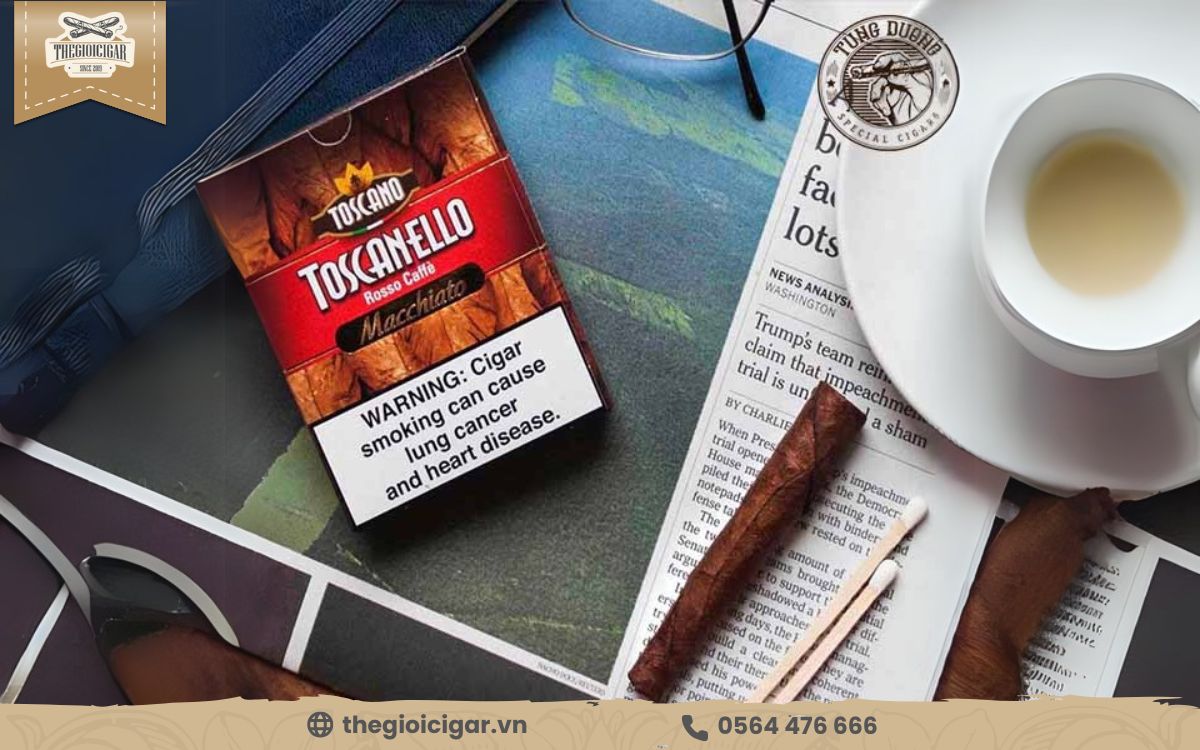 Cigar Toscanello mang hương vị mộc mạc, êm ái khó cưỡng Xì gà Toscanello cao cấp